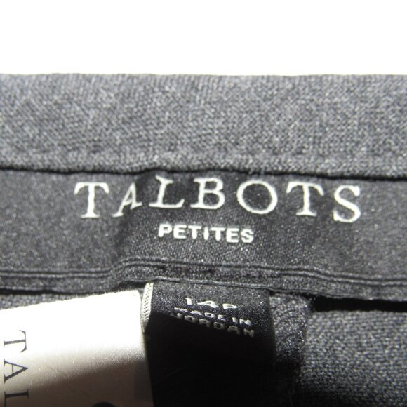 TALBOTS Hollywood Gray Career Pants Size 14 Petite - Picture 6 of 7